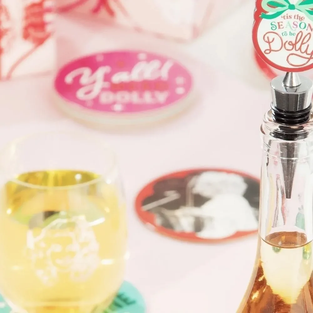 Dolly Parton festive bottle